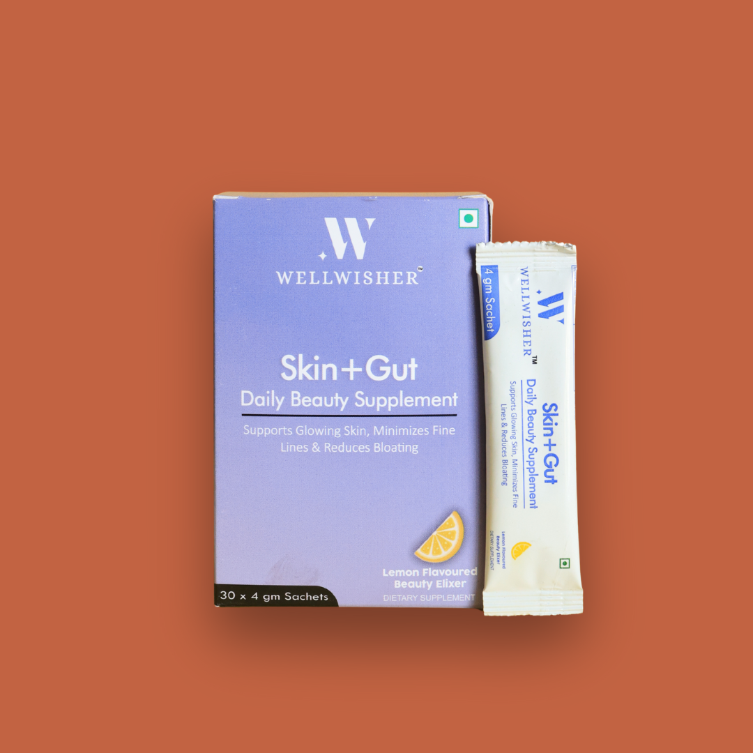Wellwisher Skin+Gut with PreBiotics