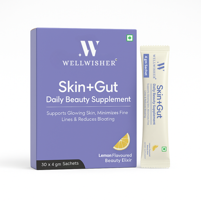 Wellwisher Skin+Gut with PreBiotics